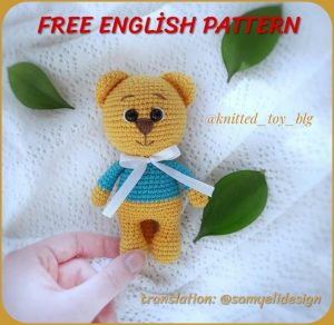 Amigurumi Orange Bear Free Crochet Pattern