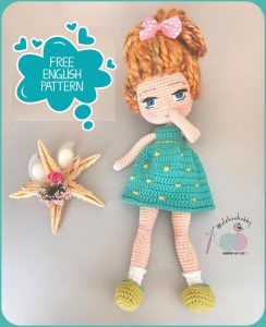 Amigurumi Mina Doll Free Crochet Pattern