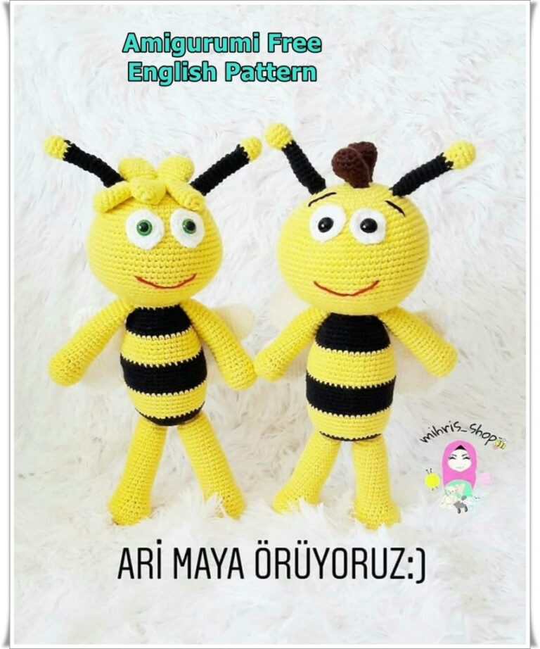 Amigurumi Bee Maya Free Crochet Pattern