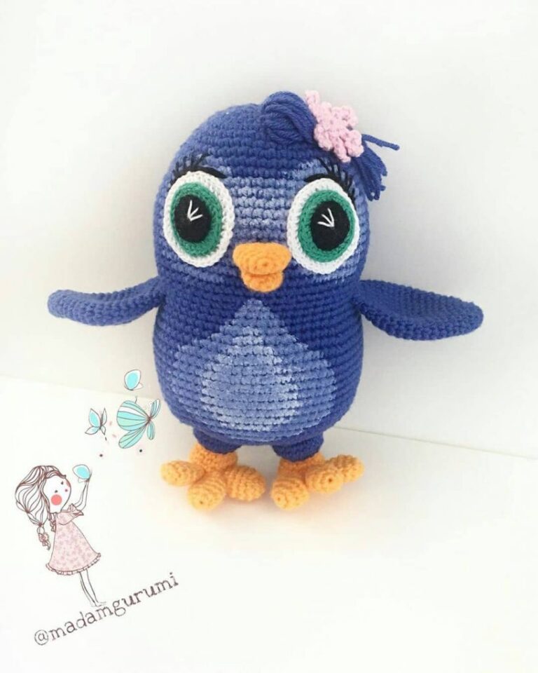 Amigurumi Bird Peggy Free Crochet Pattern