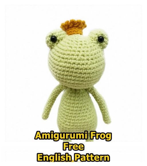 Amigurumi Frog Prince Free Crochet Pattern