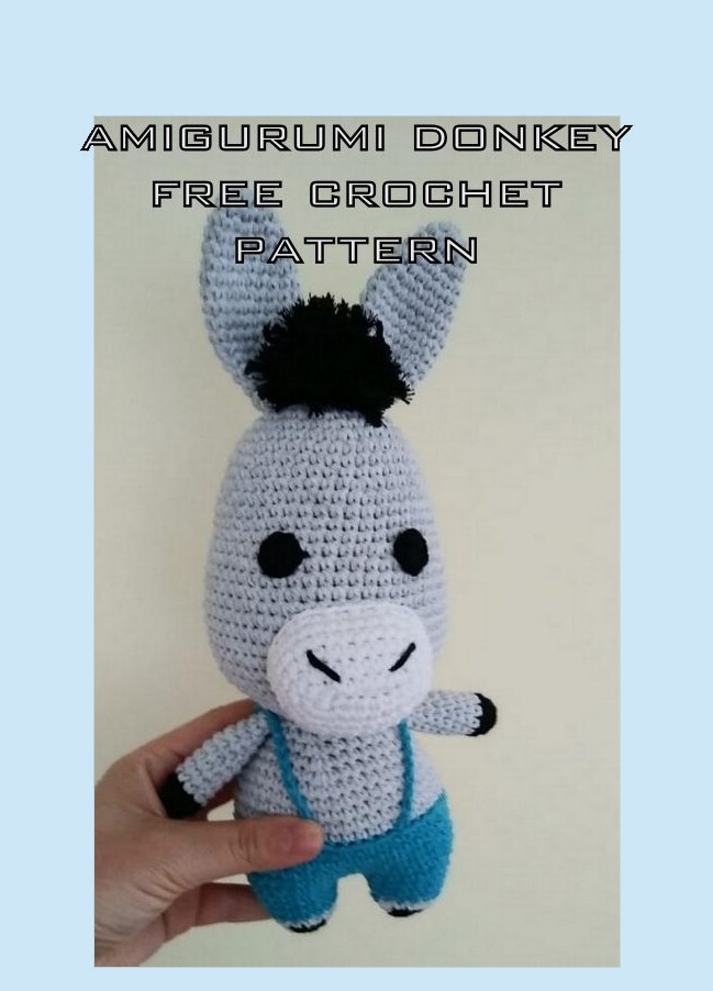 Amigurumi Cute Donkey Free Crochet Pattern