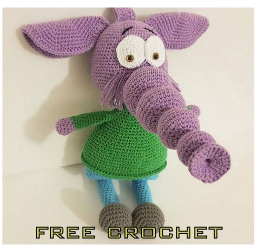 Amigurumi Elephant Necati Free Crochet Pattern
