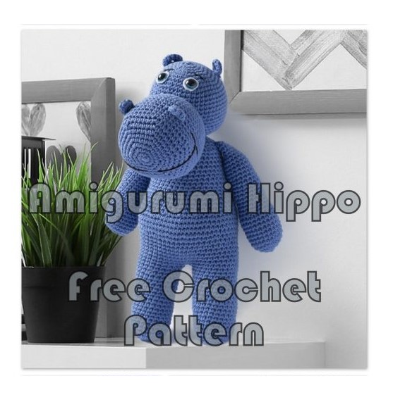 Amigurumi Big Hippo Free Crochet Pattern