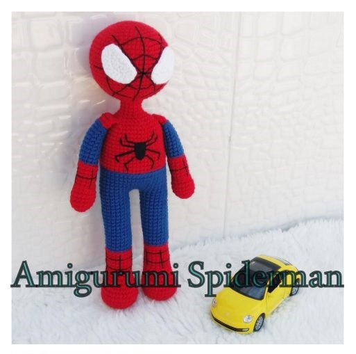Spiderman Amigurumi Free Crochet Pattern