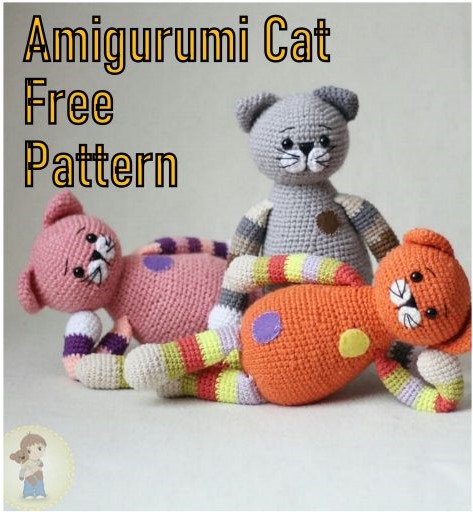 Amigurumi Chubby Cats Free Crochet Pattern