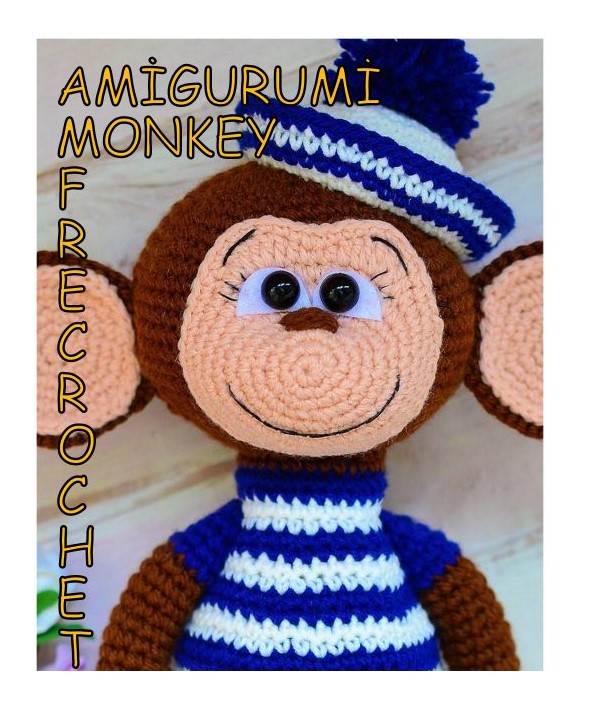 Amigurumi Cute Monkey Free Crochet English Pattern