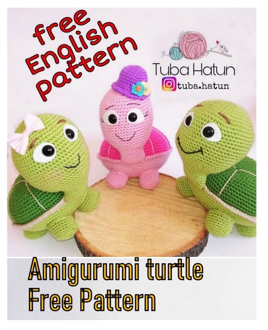Amigurumi Cute Turtle Free Crochet Pattern