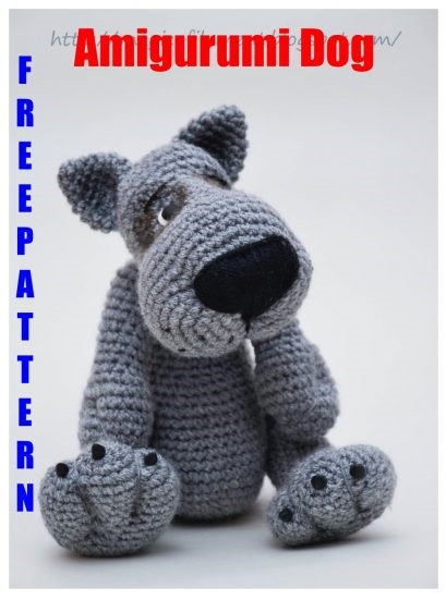 Amigurumi Sweet Puppy Dog Free Crochet Pattern