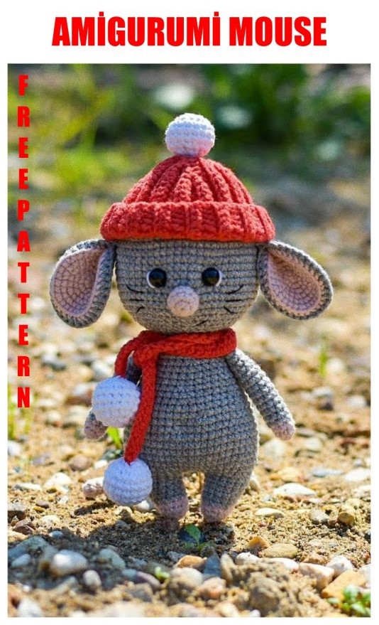 Amigurumi Cute Mouse Free Crochet Pattern