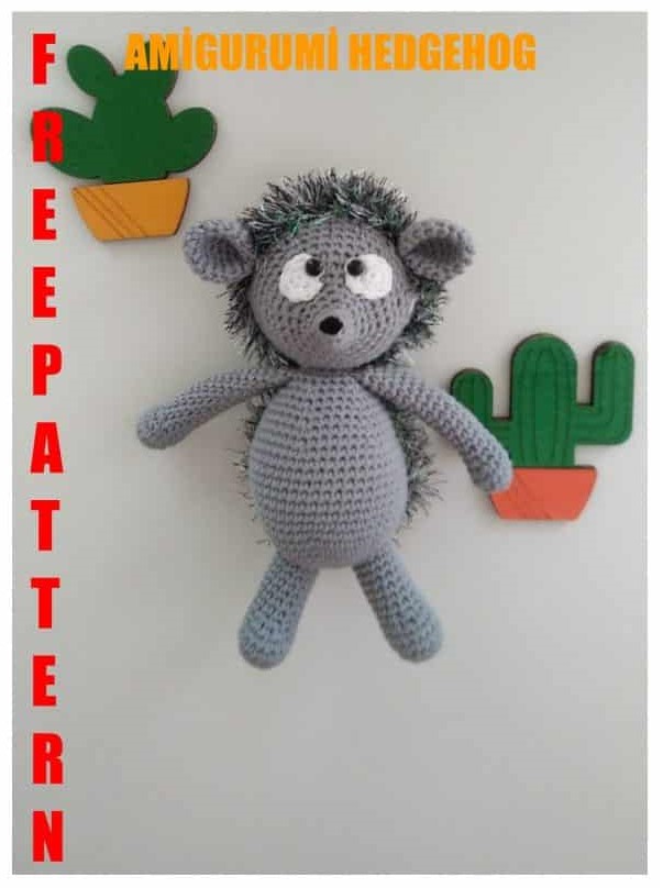 Amigurumi Cute Hedgehog Free Crochet Pattern
