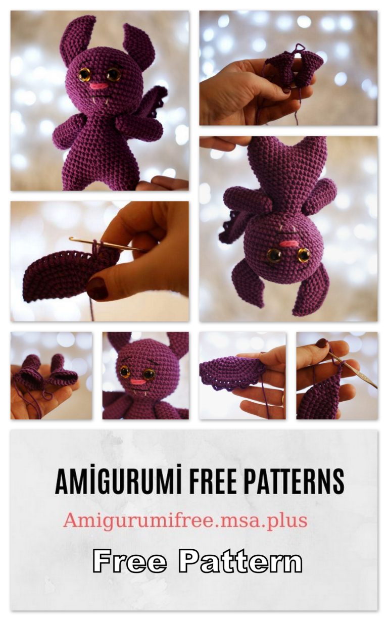 Amigurumi Bat Free Crochet Pattern