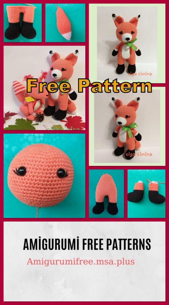 Amigurumi Cute Fox Free Pattern – Amigurumi Free Patterns