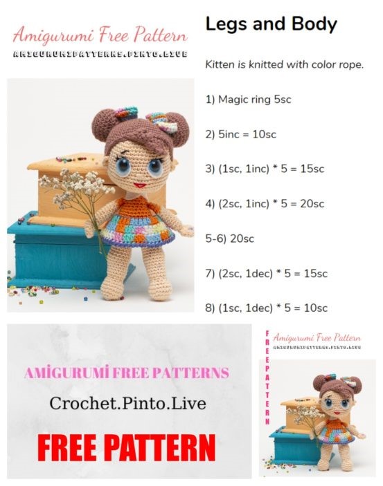 Amigurumi Lol Baby Doll Free Crochet Pattern