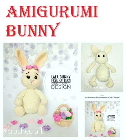 Amigurumi Lala Spring Bunny Free Crochet Pattern