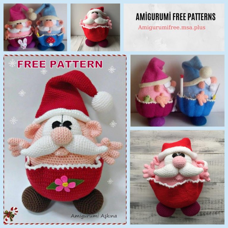 Amigurumi Christmas Gnome Free Pattern