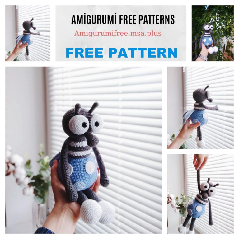 Amigurumi Mosquito Free Crochet Pattern