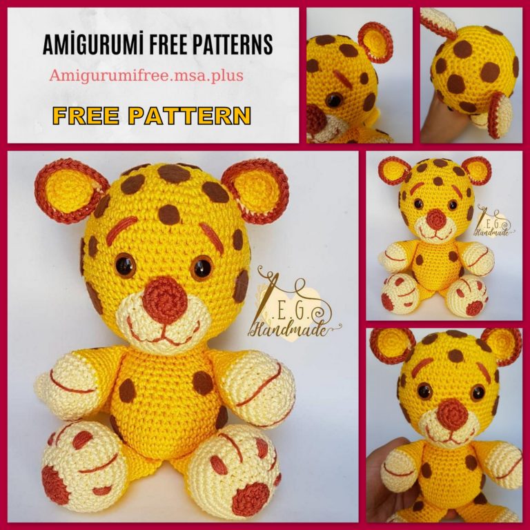 Amigurumi Leopard Free Crochet Pattern