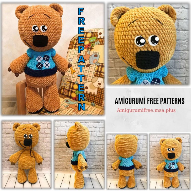 Cute Amigurumi Teddy Bear Free Pattern