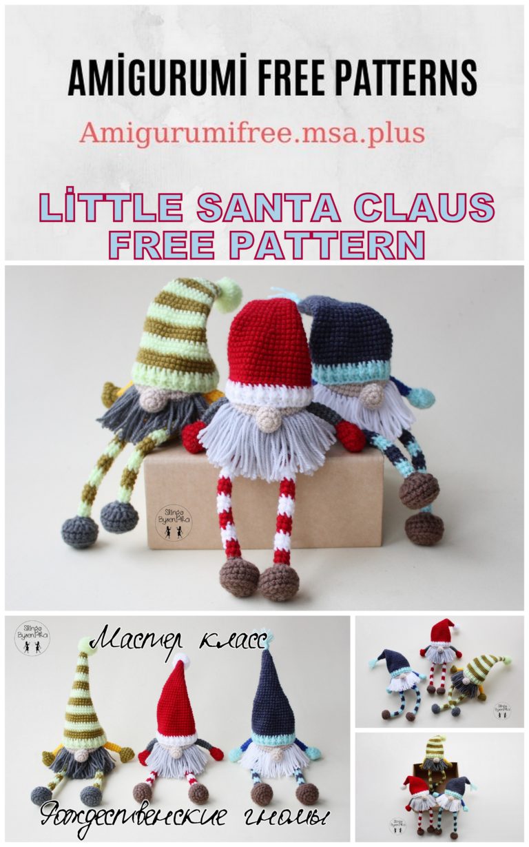 Amigurumi Little Santa Claus Free Pattern