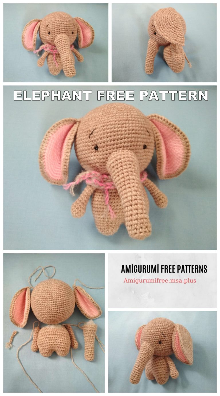Amigurumi Little Elephant Free Crochet Pattern