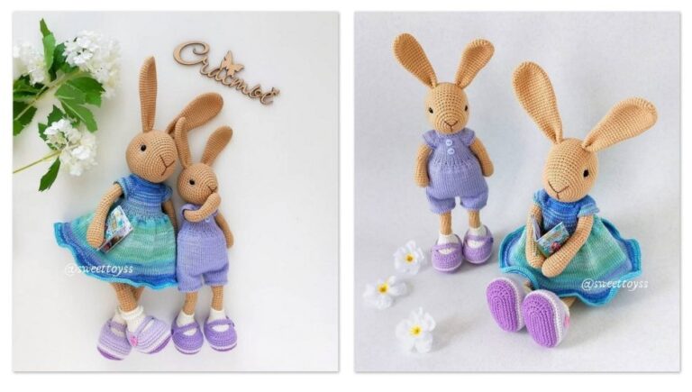 Amigurumi Bunny Free Crochet Patterns and Tutorials