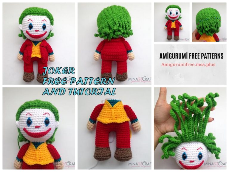 Amigurumi Joker Free Crochet Pattern