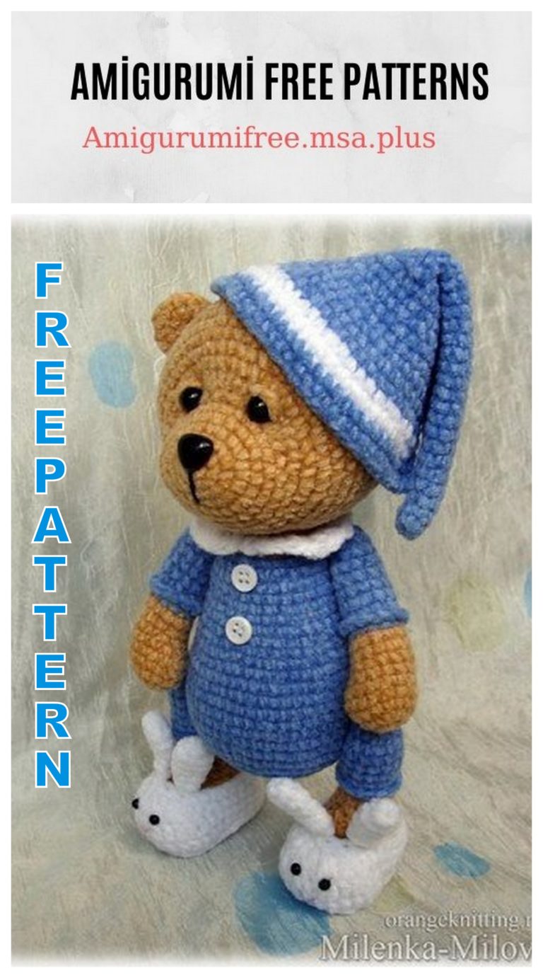 Amigurumi Teddy Bear Sonia Free Crochet Pattern