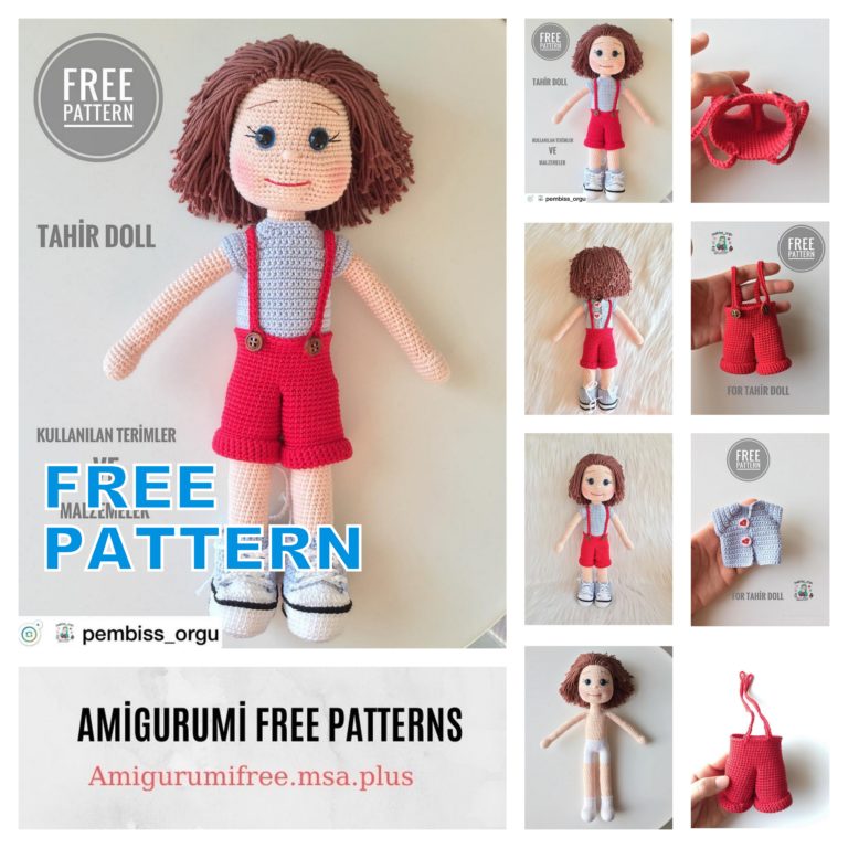 Amigurumi Tahir Doll Free Crochet Pattern