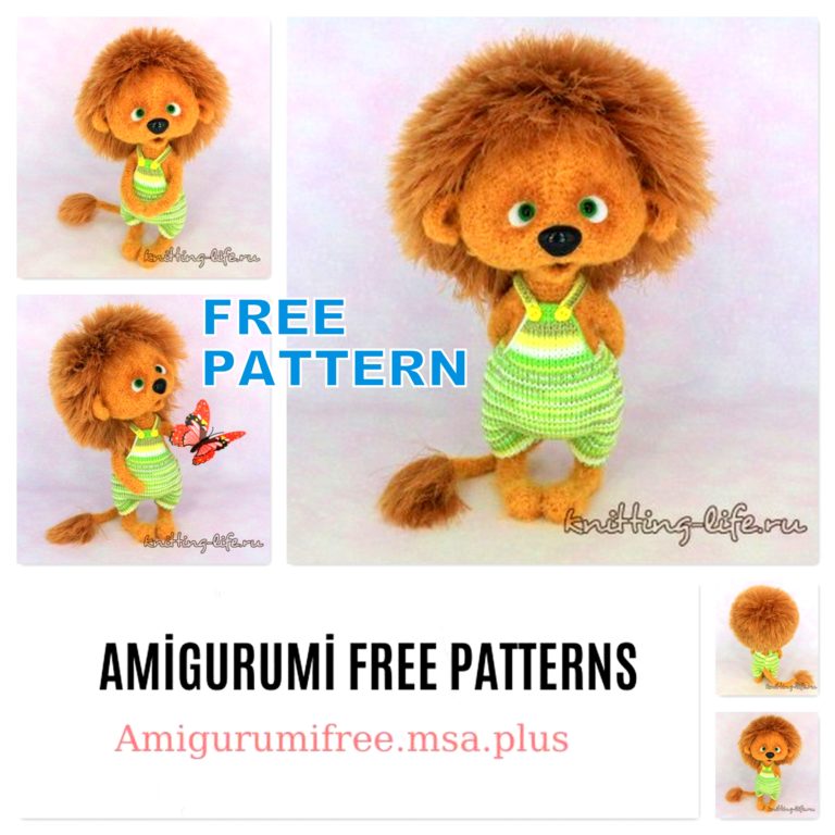 Amigurumi Little Lion Free Crochet Pattern