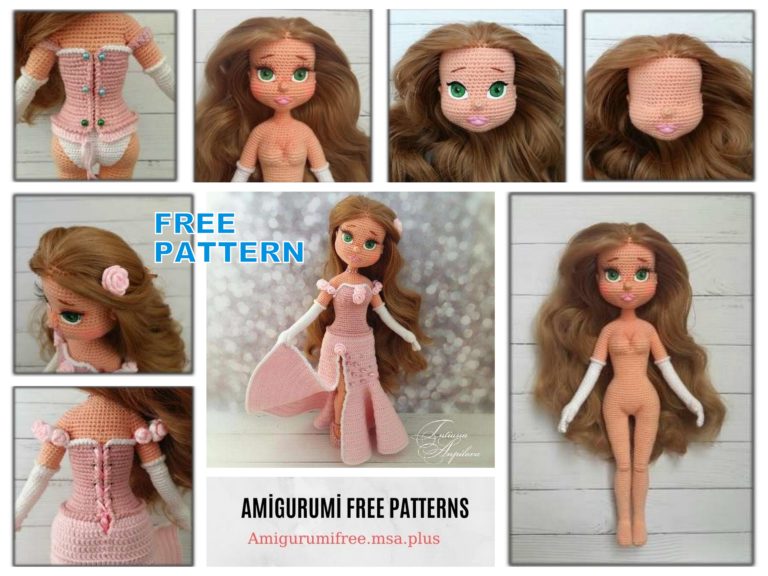 Amigurumi Doll Rosa Free Crochet Pattern