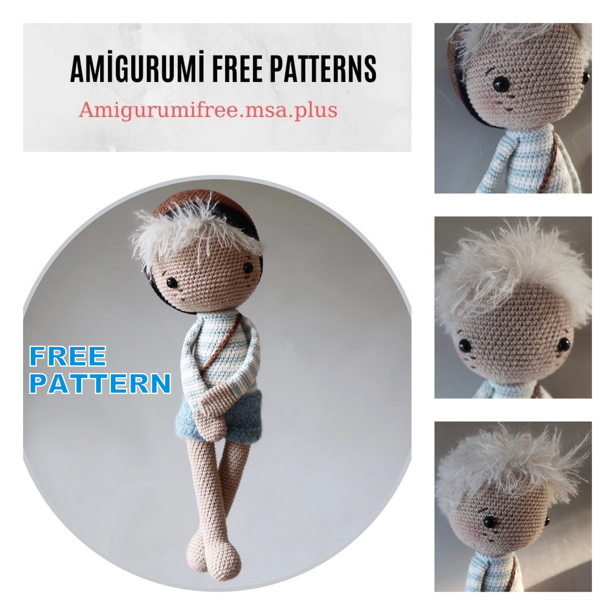 amigurumi boy doll free pattern