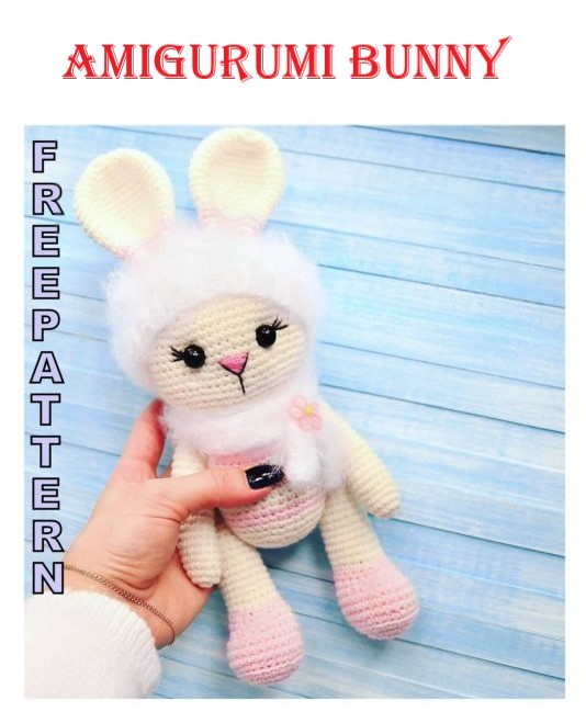 Amigurumi Cute Bunny Free Crochet Pattern