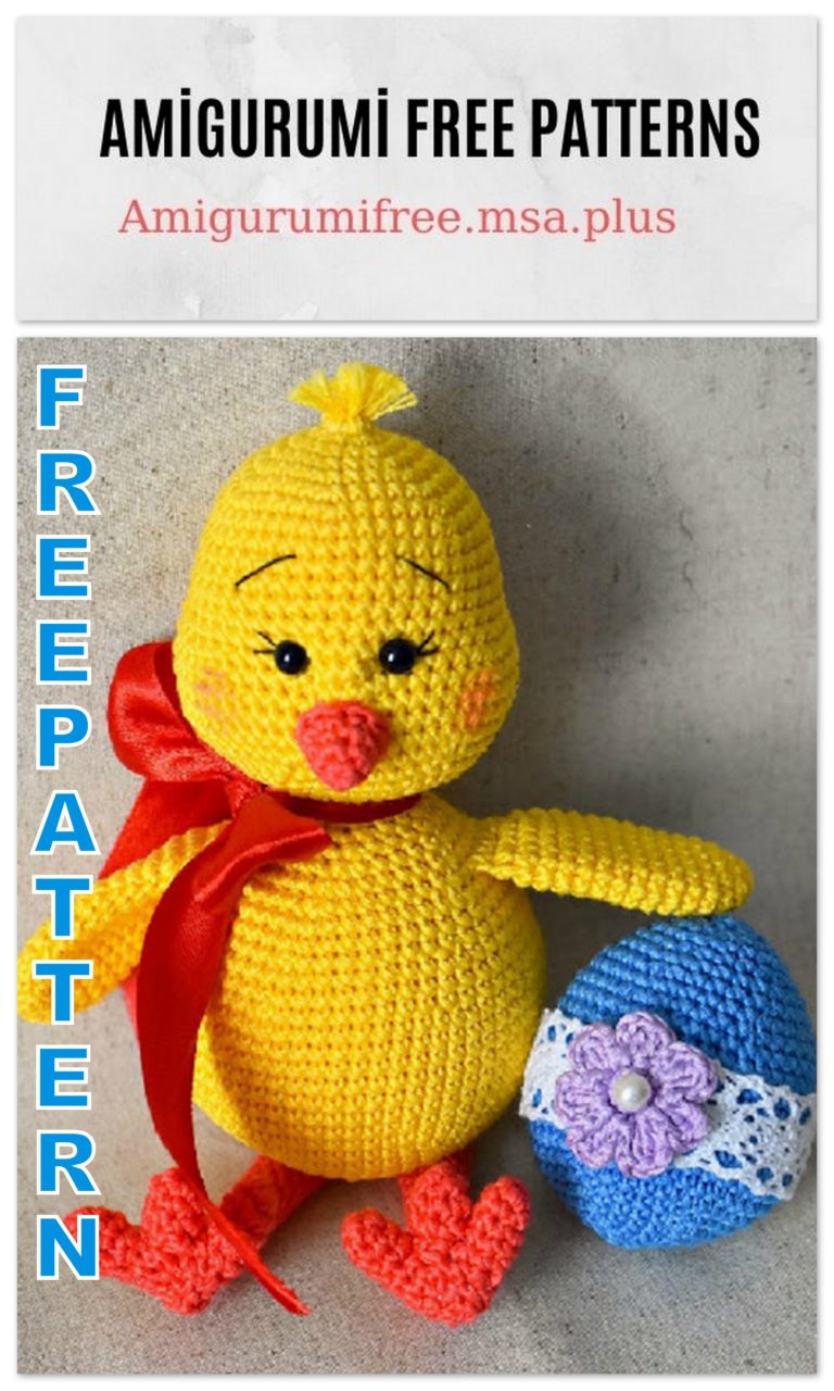 Amigurumi Cute Chick Free Crochet Pattern