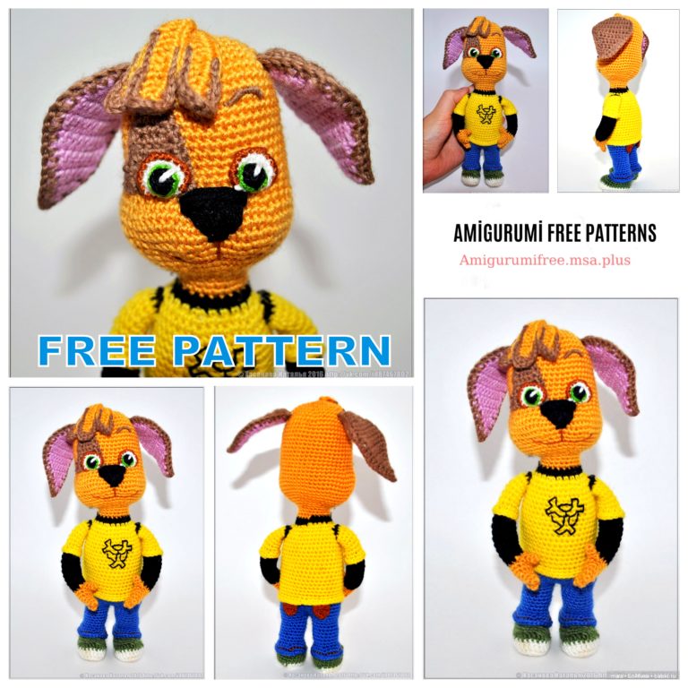Amigurumi Dog Barboskin Free Crochet Pattern