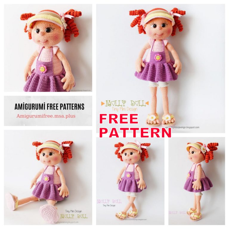 Amigurumi Molli Doll Free Crochet Pattern