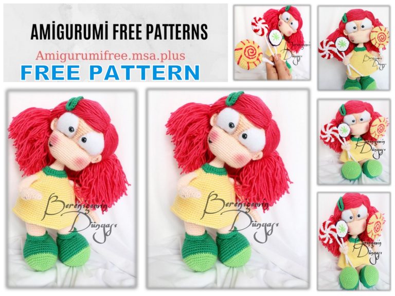 Amigurumi Candy Girl Free Crochet Pattern