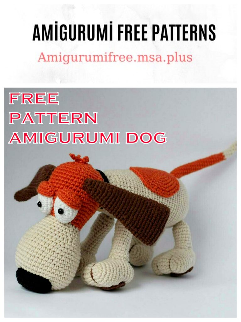Amigurumi Cute Hound Dog Free Crochet Pattern