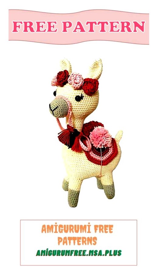 Amigurumi Llama Lou Free Crochet Pattern