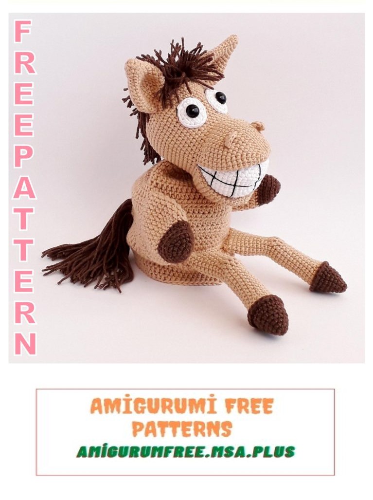 Amigurumi Cute Horse Hoshi Free Crochet Pattern