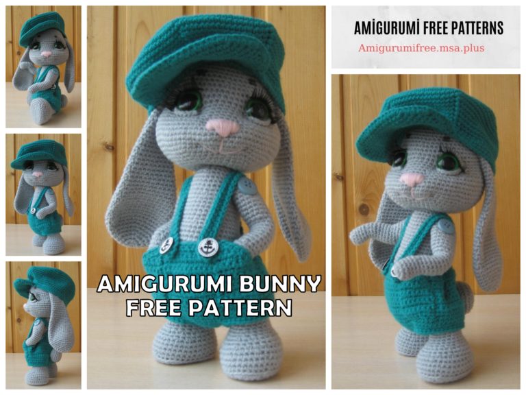 Amigurumi Rowdy Bunny Free Crochet Pattern