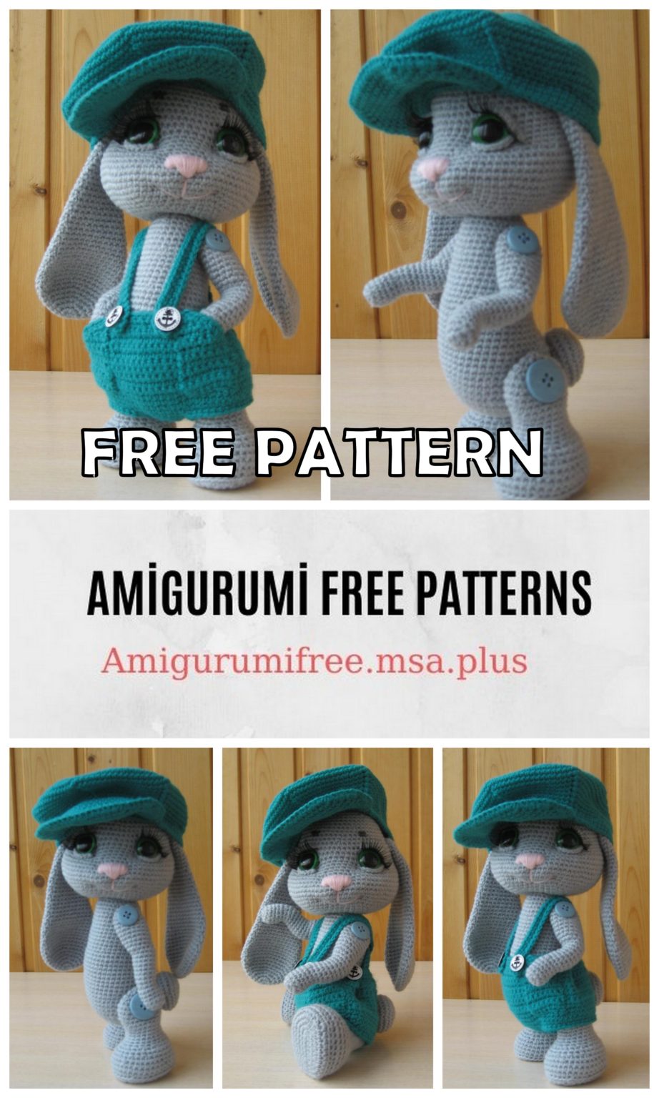 Amigurumi Rowdy Bunny Free Crochet Pattern – Amigurumi Free Patterns