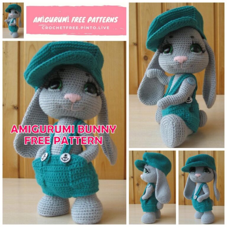 Rowdy Bunny Amigurumi Free Crochet Pattern