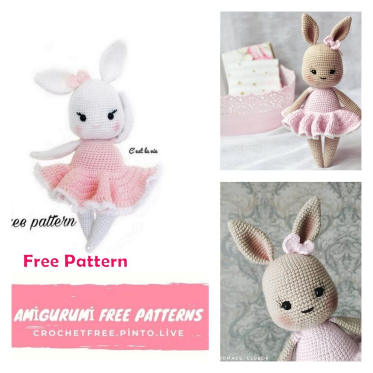 Ballerina Bunny Amigurumi Free Crochet Pattern