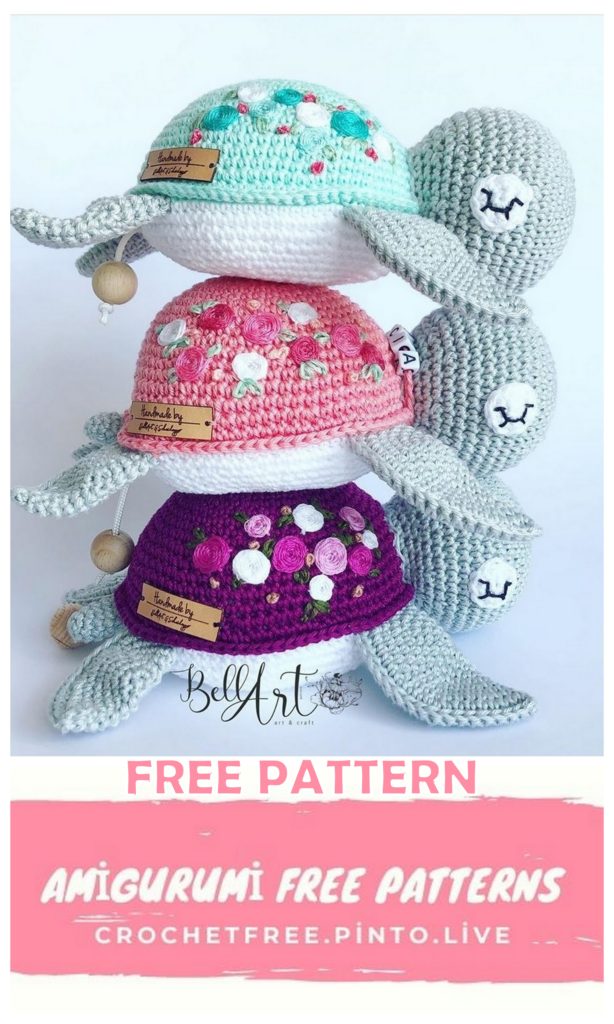 Cute Turtle Amigurumi Free Crochet Pattern