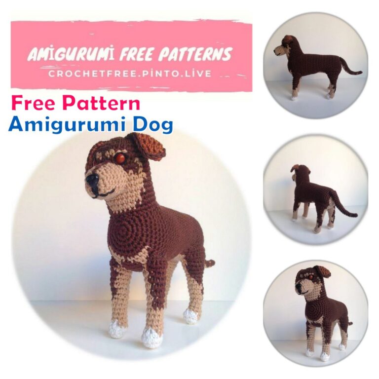 Dog Rottweiler Amigurumi Free Crochet Pattern