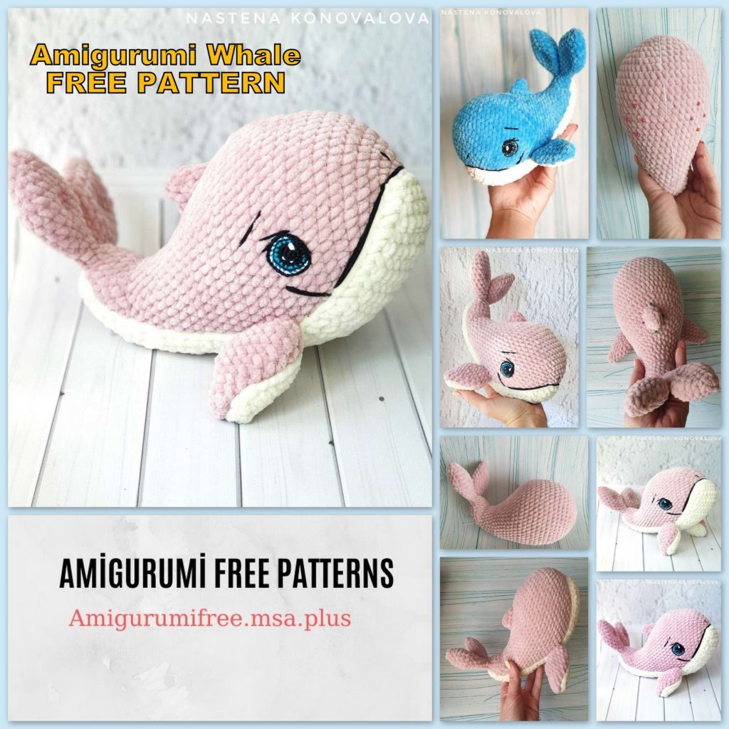 Amigurumi Whale Free Crochet Pattern