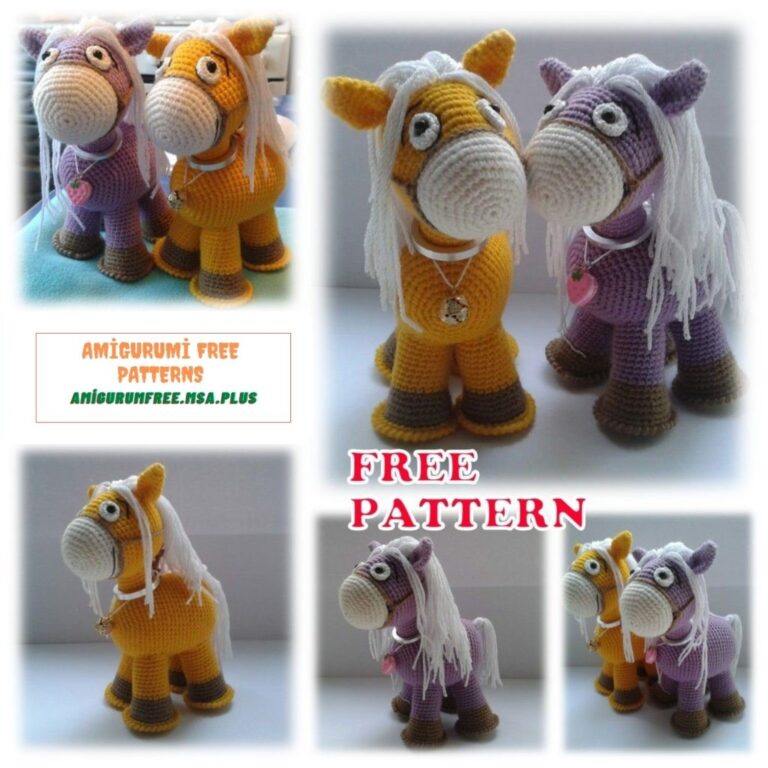 Amigurumi Cute Horse Free Crochet Pattern