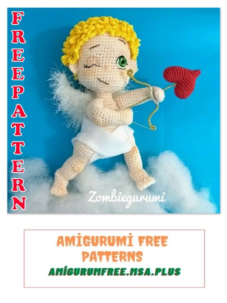Amigurumi Cupid Free Crochet Pattern
